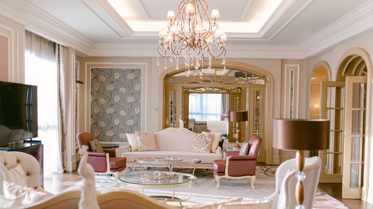 Habtoor palace duchess suite living room